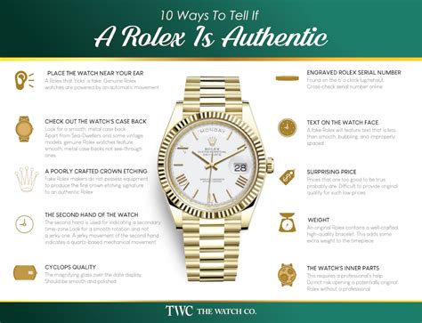 how do i autentify a rolex watch